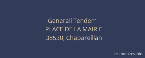 Generali Tendem