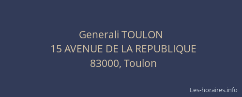 Generali TOULON