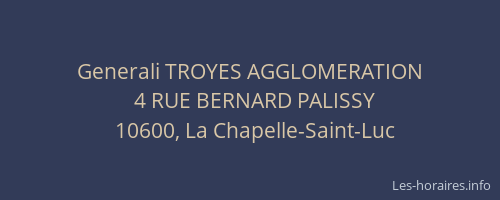 Generali TROYES AGGLOMERATION
