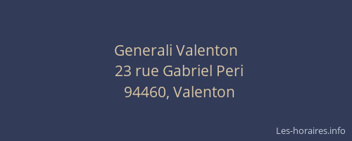 Generali Valenton