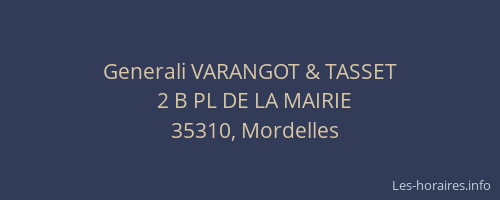 Generali VARANGOT & TASSET