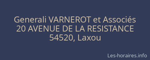 Generali VARNEROT et Associés