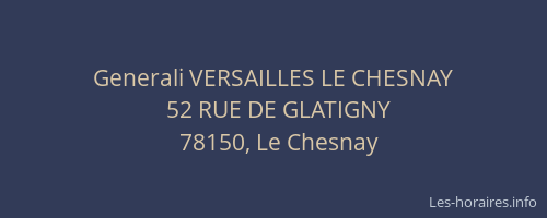Generali VERSAILLES LE CHESNAY