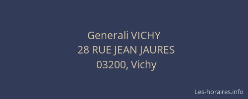 Generali VICHY