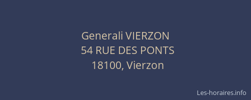 Generali VIERZON