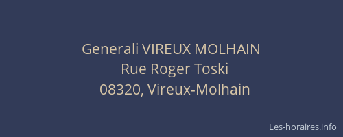 Generali VIREUX MOLHAIN