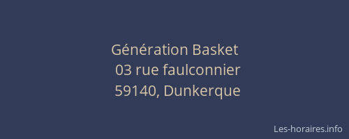 Génération Basket