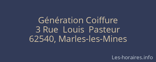 Génération Coiffure
