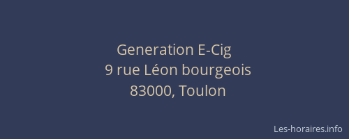 Generation E-Cig
