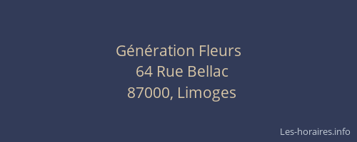 Génération Fleurs
