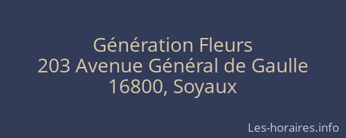 Génération Fleurs