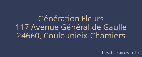 Génération Fleurs
