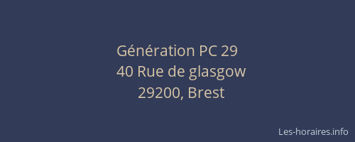 Génération PC 29