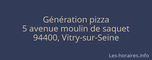 Génération pizza