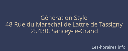 Génération Style