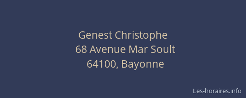 Genest Christophe