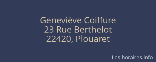 Geneviève Coiffure