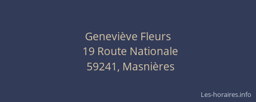 Geneviève Fleurs