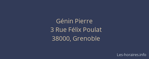 Génin Pierre