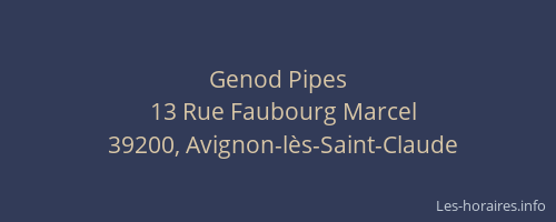 Genod Pipes