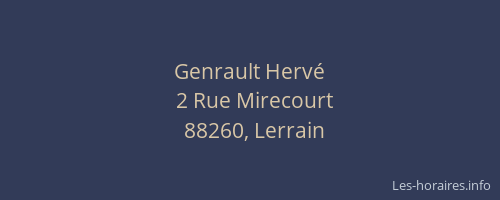 Genrault Herv&eacute;