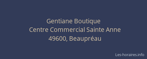 Gentiane Boutique