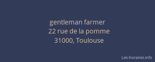 gentleman farmer