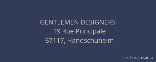 GENTLEMEN DESIGNERS