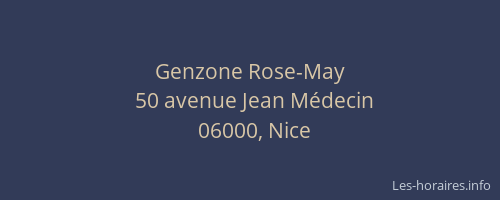 Genzone Rose-May