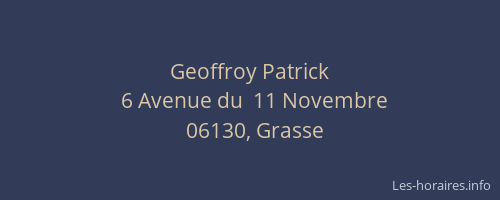 Geoffroy Patrick