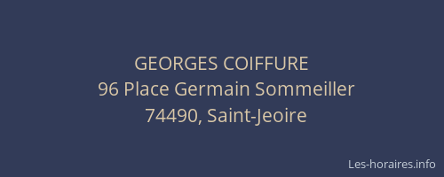 GEORGES COIFFURE