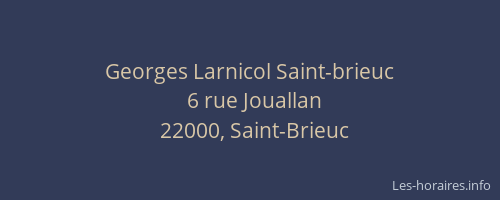 Georges Larnicol Saint-brieuc