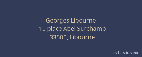Georges Libourne