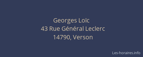 Georges Loïc