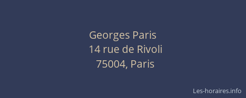 Georges Paris