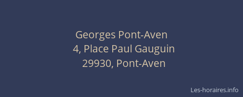 Georges Pont-Aven