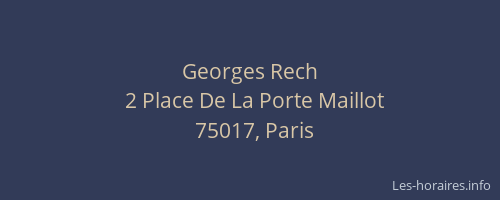 Georges Rech