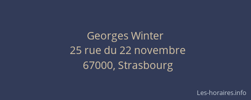 Georges Winter
