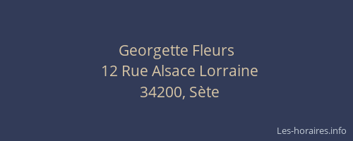 Georgette Fleurs