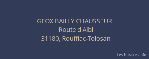 GEOX BAILLY CHAUSSEUR