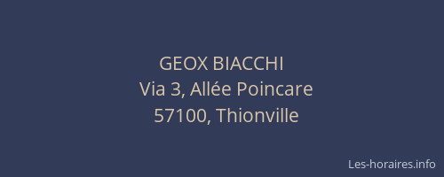 GEOX BIACCHI