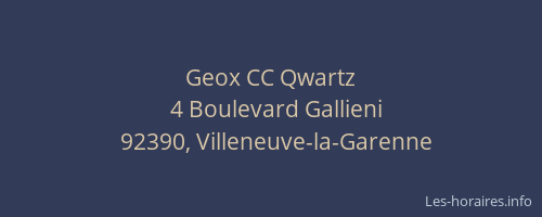 Geox CC Qwartz