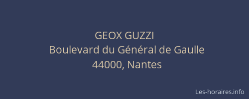 GEOX GUZZI