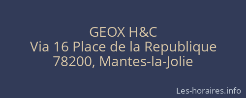 GEOX H&C
