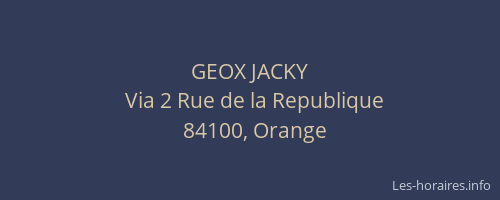 GEOX JACKY