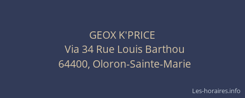 GEOX K'PRICE