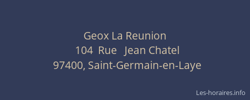 Geox La Reunion
