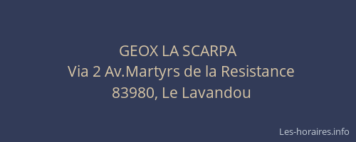GEOX LA SCARPA