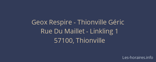 Geox Respire - Thionville Géric