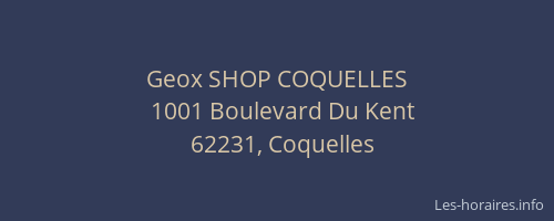 Geox SHOP COQUELLES